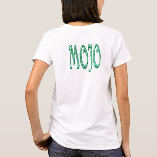 femme Mojo t-shirt blanc dos (Dos)