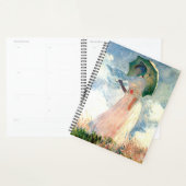Femme Monet avec un parasol face à gauche (Devant avec enveloppe)