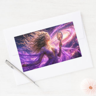 Femme Mystique Autocollant – Galactiquement belle