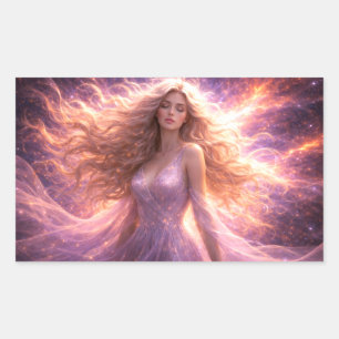 Femme Mystique Autocollant pour Lettre – Galactiqu