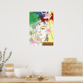 Femme & Nature - Art mural (Cuisine)