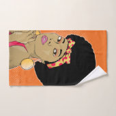 Femme noire poster vintage (Serviette à main)