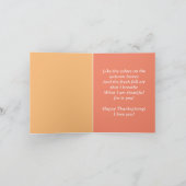 Femme noire Regal | Carte bon thanksgiving (Intérieur)