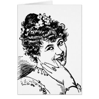 Femme non-flirtante flirtant sarcastique