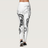 femme nouveau motif leggings (Dos)