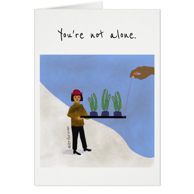 Femme obtenant une main (aide) (Devant)