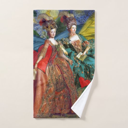 Femme Papillon Capricieuse Gémeaux Gothique Classi (Serviette à main)