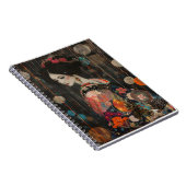 Femme pensive dans le carnet de Kimono (Côté Droit)