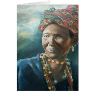 Femme perlée de Dogon