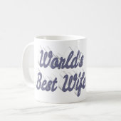 Femme Photo gris café Mug (Devant gauche)