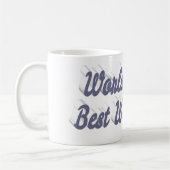 Femme Photo gris café Mug (Gauche)