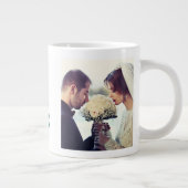 Femme Photo texte vert Giant Café Mug (Droite)