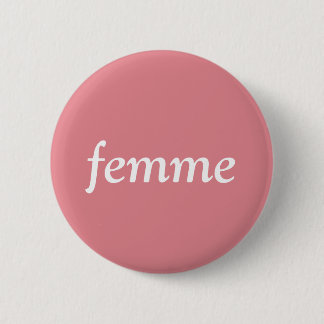Femme Pin Ronde Button 5,7 Cm