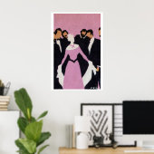 Femme Populaire - Impression Boîte d'Allumettes -  (Bureau à domicile)