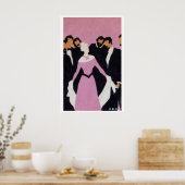 Femme Populaire - Impression Boîte d'Allumettes -  (Cuisine)