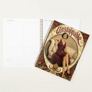 Femme Posée Irrésistible dans le Style Art Nouveau