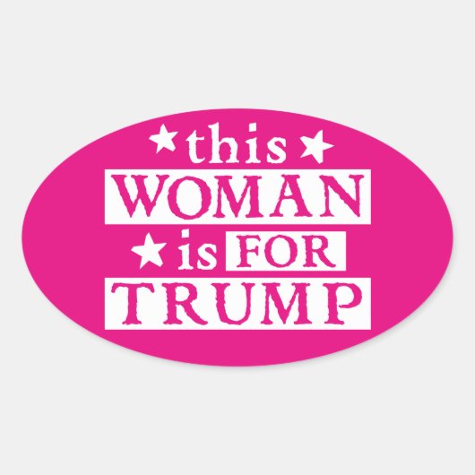 Femme pour Stickers TRUMP (Devant)