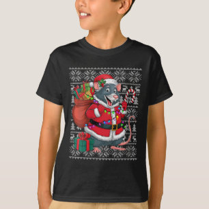 Femme Rat Xmas Sweat Style Vilain Père Noël Rat Ch