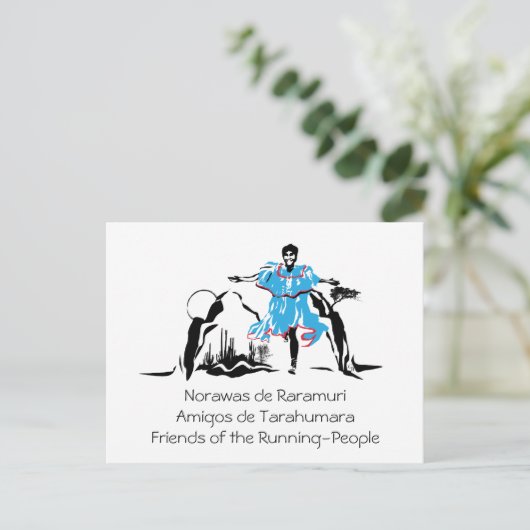 Femme Runner, Carte postale (Debout devant)