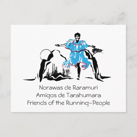 Femme Runner, Carte postale (Devant)