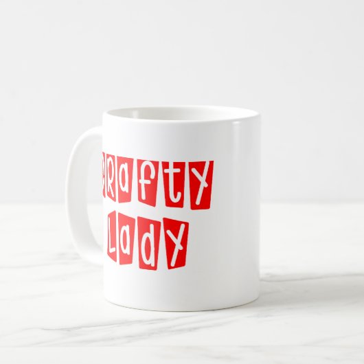 femme rusée Mug (Devant gauche)