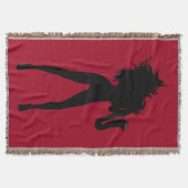 Femme Saxo Jeter La Couverture (Devant)