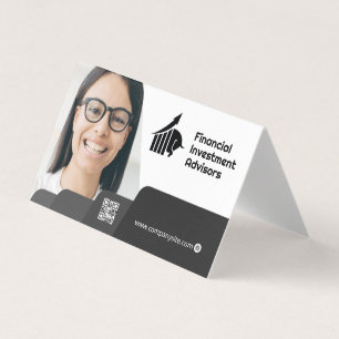Femme souriante Entreprise Carte de visite de