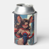 Femme SuperSouris glacière blanc (Can devant)