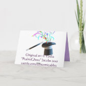 Femme sur la carte de sympathie Horseback (Dos)