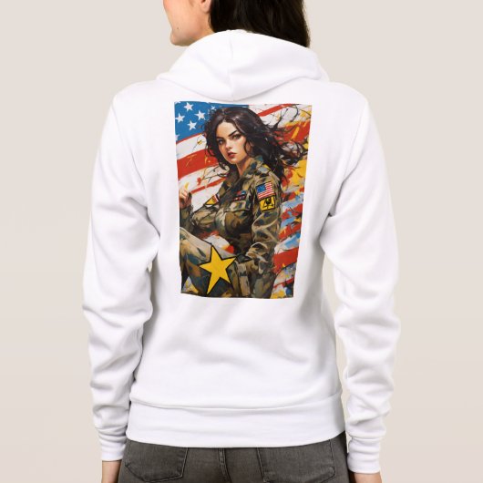 Femme sweat - shirt à capuche (Dos)