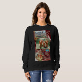 Femme Sweatshirt Kazakhstan (Devant entier)