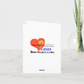 Femme Tennis Player Félicitations Carte (Dos)