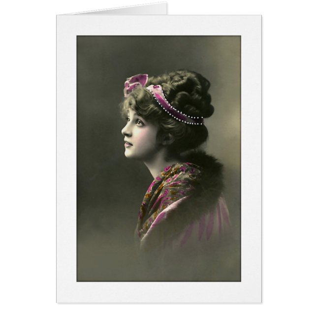 femme victorienne expression d'espoir (Devant)