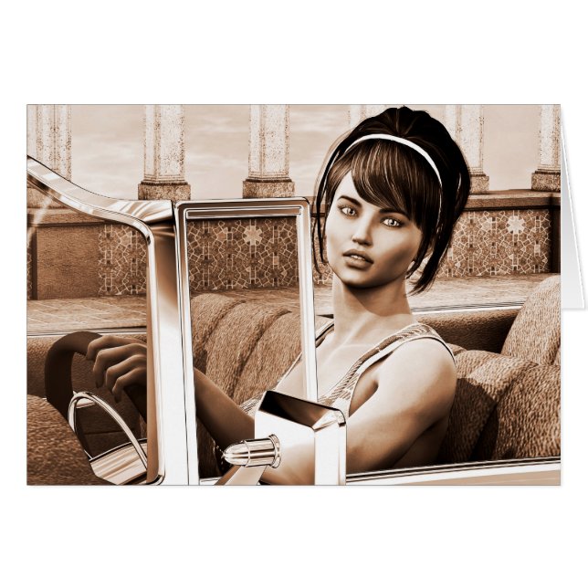 Femme Vintage (Devant horizontal)