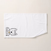 Femme Westie personnalisée (Serviette à main)
