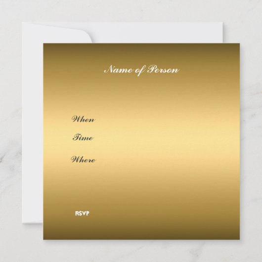 Femmes 50e anniversaire de fête Leopard Invitation (Dos)