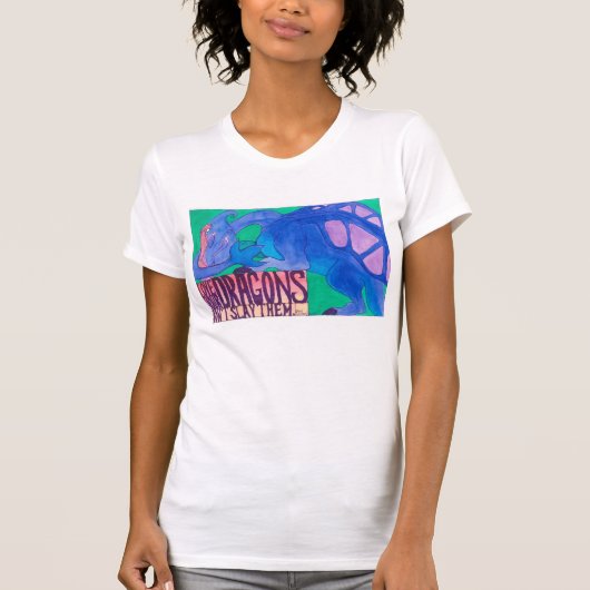 Femmes "aimez le T-shirt de vos dragons" (Devant)