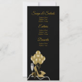 Femmes Anniversaire Menu Programmes (Devant)