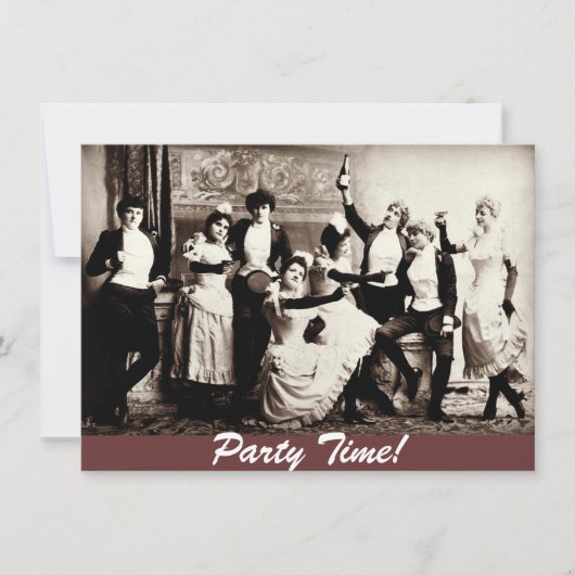 Femmes Antiques Célébrant les Invitations de Fête (Devant)