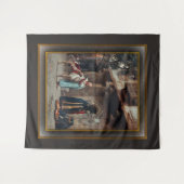 Femmes Arabes Devant Une Porte Wandkleed (Voorkant (horizontaal))