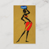 Femmes Cartes de visite d'Afrique (Dos)