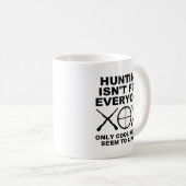 Femmes Cool Aiment la Chasse Mug de Chasse Drôle (Devant droit)