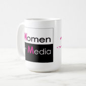 Femmes Dans Média Classique Mug 15 oz (Devant gauche)