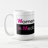 Femmes Dans Média Classique Mug 15 oz (Gauche)