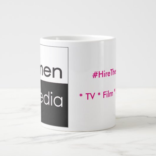 Femmes Dans Média Classique Mug 15 oz (Devant)