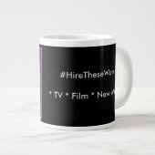 Femmes Dans Médias Classique Mug Noir (Devant droit)