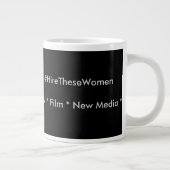 Femmes Dans Médias Classique Mug Noir (Droite)