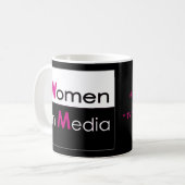 Femmes Dans Médias Classique Mug Noir (Devant gauche)