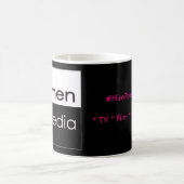 Femmes Dans Médias Classique Mug Noir (Centre)