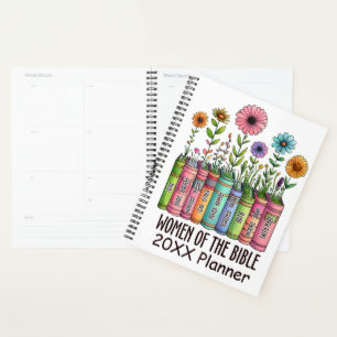 Femmes de la bible avec fleurs sauvages